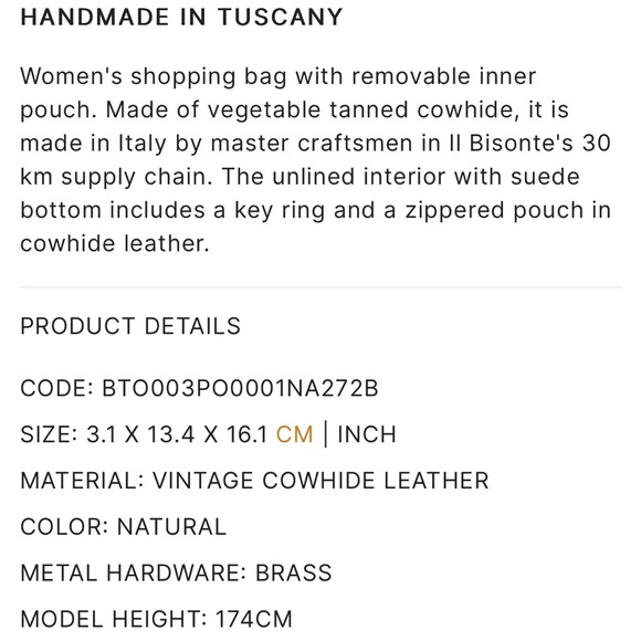 Il Bisonte Talamone Tote Bag - Picture 11 of 11